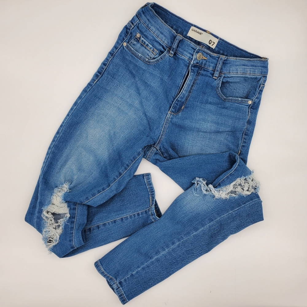 Garage Distressed Boyfriend Jeans